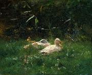 Willem Maris Ducks USA oil painting artist